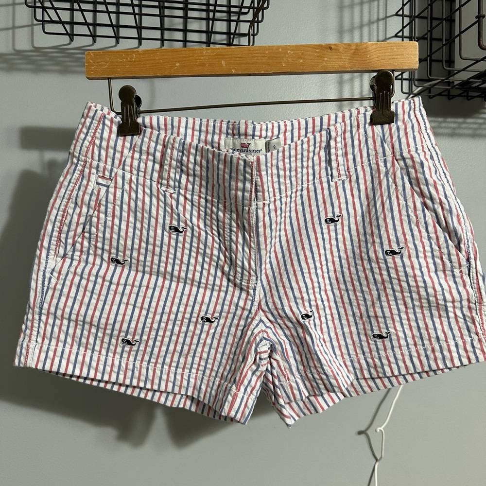 Vineyard Vines Seersucker Shorts - Size 2